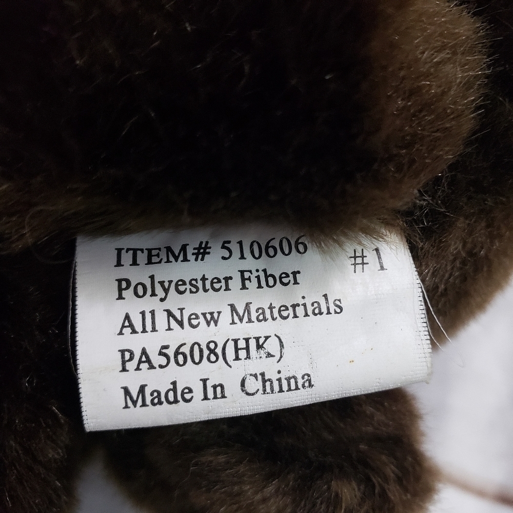 🌞SOLD🌞It's All Greek To Me Brown Moose Hugger 18" Plush Stuffed Animal #510606 - Picture 8 of 9